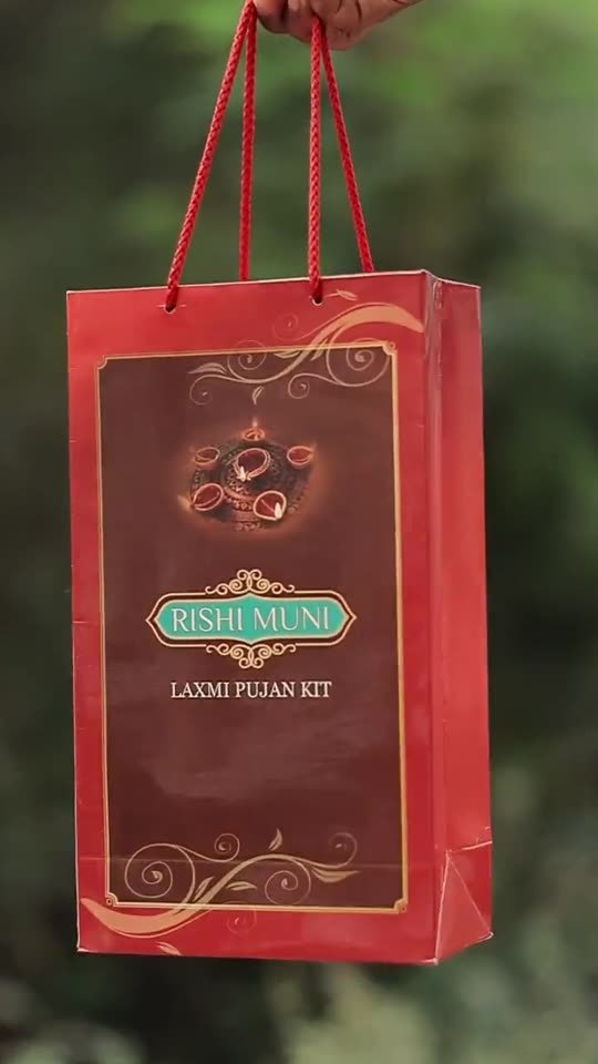 Rishi Muni Laxmi Pujan Kit paper carry bag