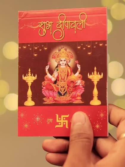 Shubh Deepawali diary with Lakshmi on the cover